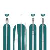 DOOKAA Ear Cleaning Artifact Stainless Steel Earpick Ear Cleaning Set Spring Spiral Ear Cleaning Tool Portable 6-Piece Set view 2