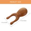 Healifty Green Sandalwood Comb Portable Massager face Massager Facial Tool Accessories for Hair Wood guasha Tool Head Massage Comb Face Supply Convenient Head Massager view 2
