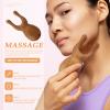 Healifty Green Sandalwood Comb Portable Massager face Massager Facial Tool Accessories for Hair Wood guasha Tool Head Massage Comb Face Supply Convenient Head Massager view 3
