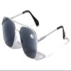 V.W.E. Square Metal Outdoor Sunglasses Reader - UV Protection Tinted Reading Glasses (NOT BIFOCAL) (Silver, 2.75, multiplier_x) view 1