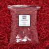 Paper Mart Red Crinkle Cut Paper for Gift Box (1 lb), Crinkle Cut Paper Shred Filler, Shredded Paper for Gift Box, Red Basket Filler Paper Shred (1 lb), Red Paper Box Filler, Basket Shred Filler view 1