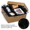 Paper Mart Black Crinkle Cut Paper for Gift Box (1/2 lb), Gift Filler, 24" x 16" Matte Black Crinkle Paper Shred view 2