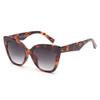 JM Classic Bifocal Reading Glasses Oversized Cateye Stylish Sunglasses Readers for Women Leopard +1.5 view 2