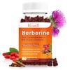 1500mg Berberine Gummies, High Potency Berberine Supplement with Ceylon Cinnamon Gummies, Turmeric, Magnesium, Sugar Free, Non-GMO, Gluten-Free - Mixed Berry Flavored 60 Gummies view 1