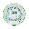 Automatic Pill Dispenser for Elderly with Alarm, Lock 28-Day Medication Dispenser, 6 Dosage Templates, Sound & Light Alerts & Key for Vitamins, Supplements (Clear Lid) view 1