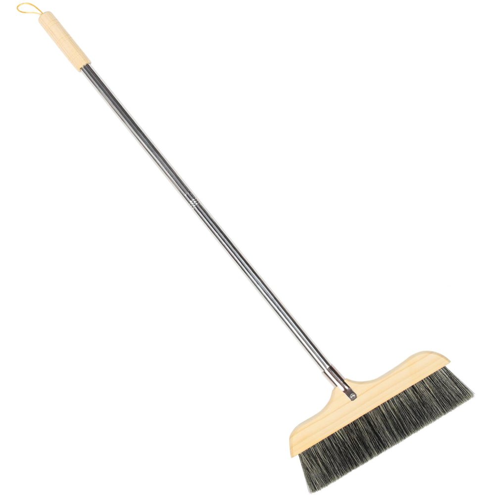 Angoily Handle Bristle Broom for Efficient Home Cleaning Soft Bristles for Hardwood and Tile Floors for Sweeping Dust Under Furniture Corners Easy Storage Design