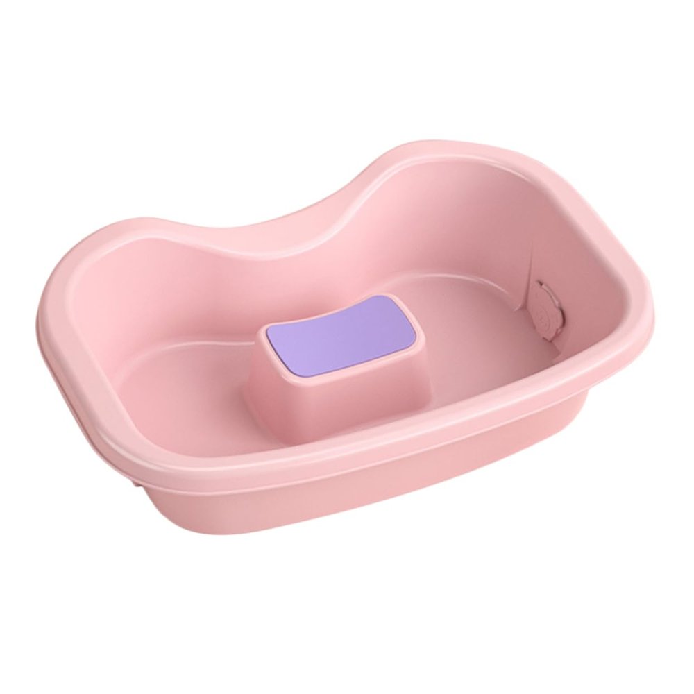 DOITOOL Portable Plastic Shampoo Basin for Household Use for Bedridden Pregnant Women and Elderly Care Comfortable Hair Washing Tray Drain Tube