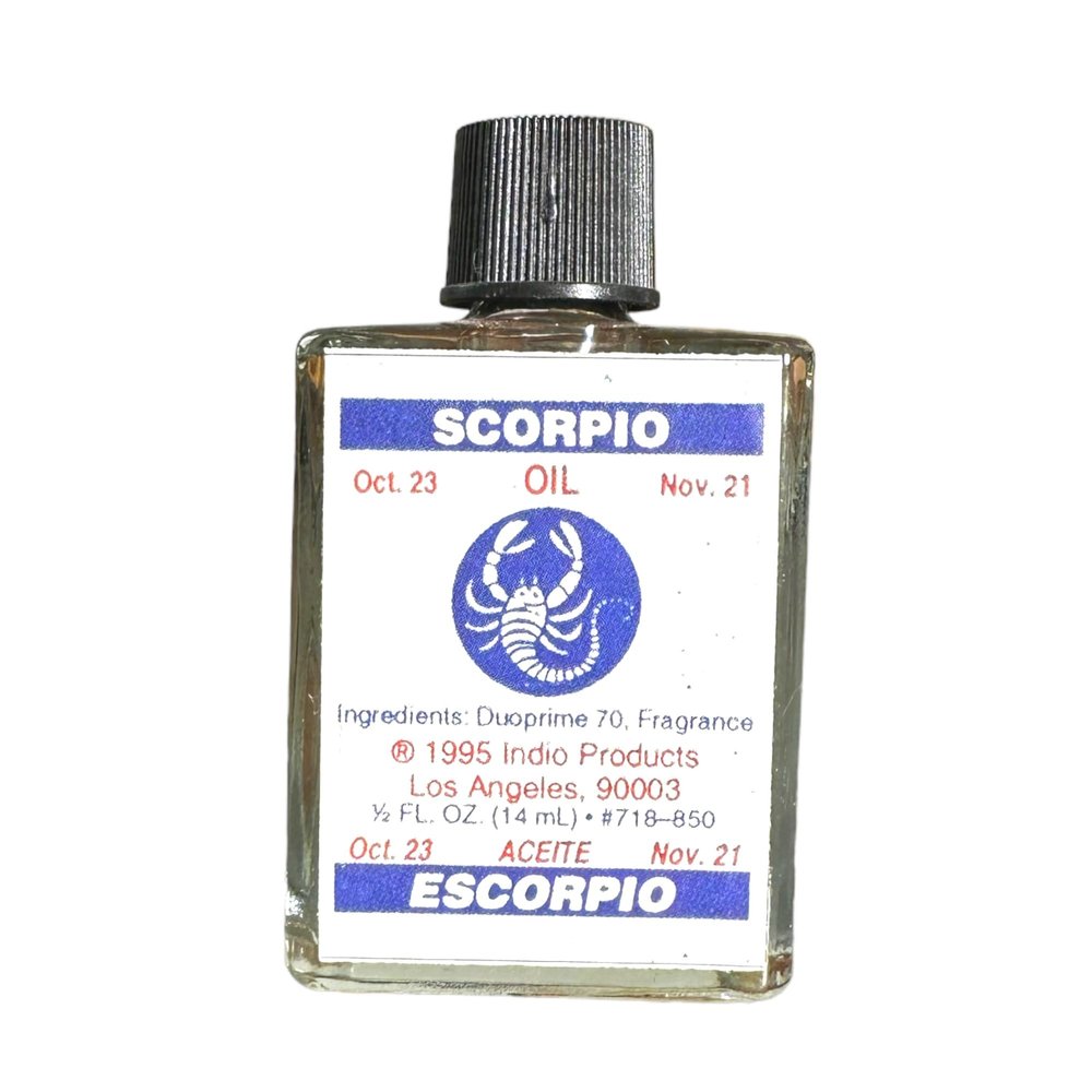 1/2 oz Spiritual Scorpio Oil - Zodiac Oils