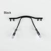 100pcs Glasses Nose Pad Arm Metal Rimless Optical Frame Nose Pad Holder Glasses Accessories (Color : Black) view 2
