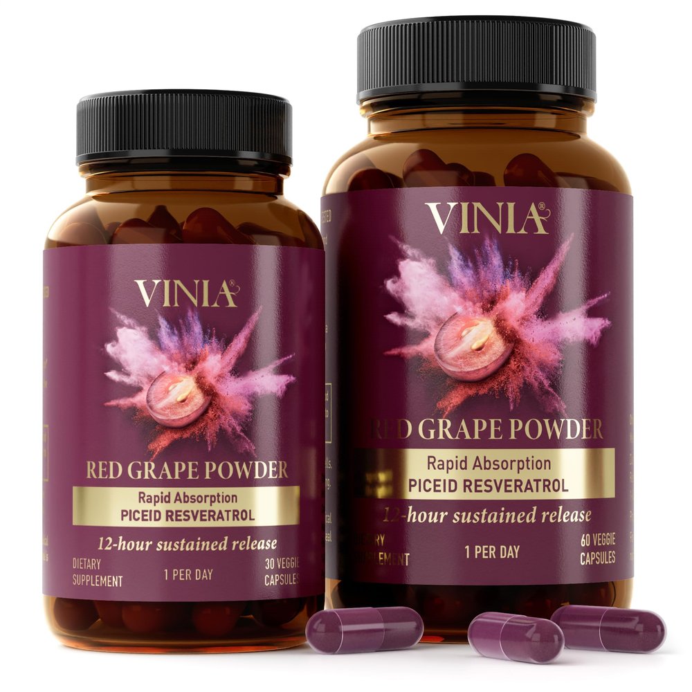 VINIA Blood Flow Supplement Super Bundle. 90 Day Supply for Best Results as Shown on Clinical Trials.
