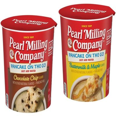 Pancake Cup on the go size servind + King Combos QR Code, Pack include (Chocolate Chip, Buttermilk (3 each))