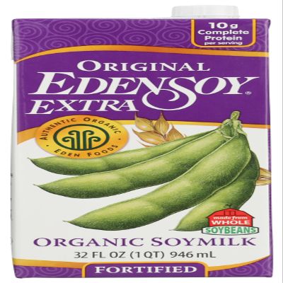 Eden Foods Organic Original Extra Soymilk, 32 Fluid Ounces (Pack Of 12)