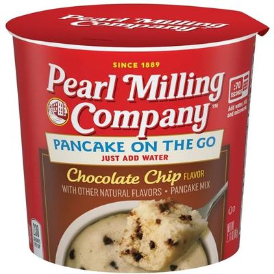 Pancake Cup on the go size servind + King Combos QR Code, Pack include (Chocolate Chip (12 Count))