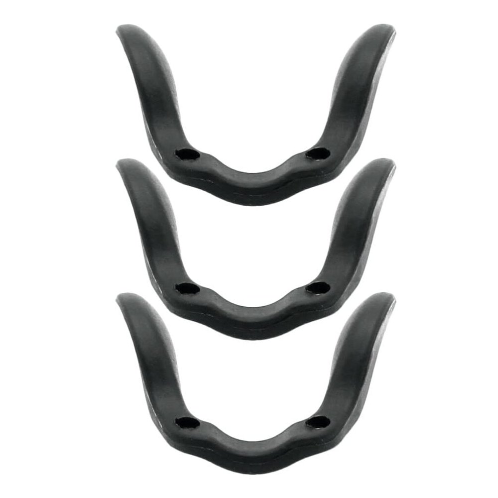 KALLORY 3pcs Nose Pads for Cycling Glasses - Support for Eyeglasses Comfortable Fit for Sunglasses and Optical Frames Black