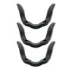 KALLORY 3pcs Nose Pads for Cycling Glasses - Support for Eyeglasses Comfortable Fit for Sunglasses and Optical Frames Black view 1