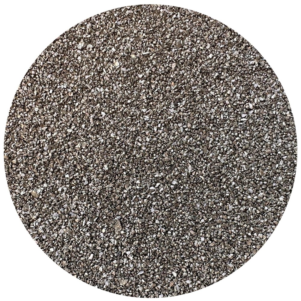 Wholesale Natural Semi Tumbled Pyrite Sand Gemstone Chips, Crushed Mini Crystals, Undrilled Crystal Chips (Pyrite Sand, 0.5 Pound)