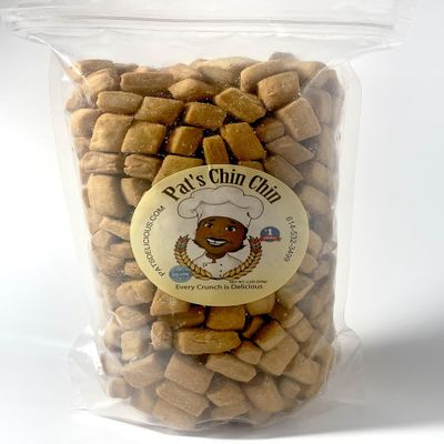 Pat's Chin Chin - Premium Nigerian bite sized biscuits | Every Crunch is Delicious! | 2LB/32oz - 1 Count