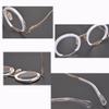 COKYIS Photochromic Reading Glasses Retro Irregular Metal Frame Readers Nerd Computer Readers Tortoiseshell Eyewear Stylish (Color : Blue, Size : 3.0) view 3