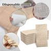60 Pcs Burlap Printed Napkins, Guest Towels Disposable Bathroom Hand Towels Paper Guest Napkins for Bathroom Kitchen Wedding Camping Cocktail Party 4.3 x 7.9 Inch view 3