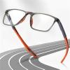 Bulnire Certainow Reading Glasses, Men's Sports Ultra-Light Anti-Blue Light Presbyopic Glasses with Anti-slip Silicone Ear Clip (Red, 3.5, diopters) view 4