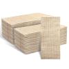 120 Pcs Burlap Printed Napkins, Guest Towels Disposable Bathroom Hand Towels Paper Guest Napkins for Bathroom Kitchen Wedding Camping Cocktail Party 4.3 x 7.9 Inch view 1