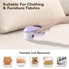 Yomeie Fabric Shaver, Rechargeable Sweater Shaver, Lint Shaver with 6-Leaf Blades, Electric Lint Remover for Clothes & Furniture, Couch Pilling Remover Depiller for Removing Fuzz, Lint, Pills, Bobbles view 4
