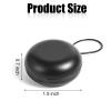 BOXOB Ear Plug Carrying Cases, Potable Mini Storage Case Earbud Plug Organizer Ear Plug Case Small Storage Case for Travel (Black) view 3