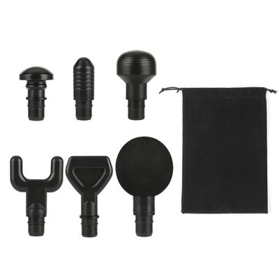 Falafale 6Pcs Massage Heads with Storage Bag, Replaceable Massager Gun Attachment, Massage Gun Deep Tissue Plug&Play Applicators