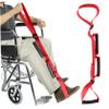 1PC Long Leg Lifter Adjustable Portable Lift Aid Tensile Resistance Hip Replacement Aids with Padded Handgrips Foot Loop for Wheelchair, Bed, Car view 1