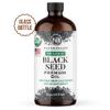 NaturoBliss Organic Black Seed Oil 100 Virgin Cold Pressed in Glass Bottle Omega 3 6 9 Super Antioxidant Immune Support Joints Mobility Digestion Hair Skin Vegan Gluten-Free NonGMO USDA Certified 16oz view 2