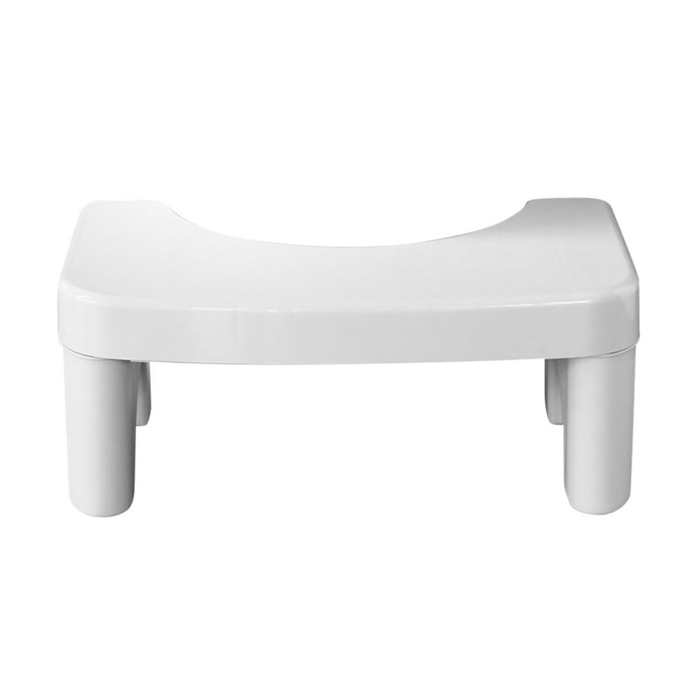 1pc Folding Toilet Stool Non-Slip Bathroom Step Stool for Adults and Boys and Girls Material Easy to Use for Potty Training and Personal White