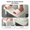 1pc Folding Toilet Stool Non-Slip Bathroom Step Stool for Adults and Boys and Girls Material Easy to Use for Potty Training and Personal White view 3