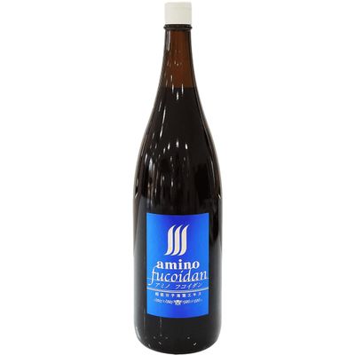 [Ultra Low Molecular Weight Fucoidan Beverage] Made in Japan Brown Seaweed Mozuku Juice 1800ml (63.35 fl oz) (Sugarless)