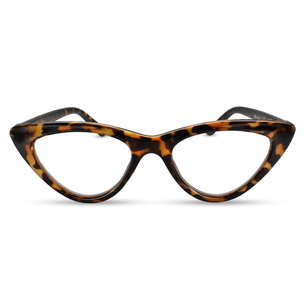 2SeeLife Premium Cat Eye TR-90 Reading Glasses for Women NarrowMedium Fit, Sturdy Frame, Spring Hinges, Stylish Readers, Brown Tortoise, +0.75