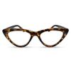 2SeeLife Premium Cat Eye TR-90 Reading Glasses for Women  NarrowMedium Fit, Sturdy Frame, Spring Hinges, Stylish Readers, Brown Tortoise, +0.75 view 1