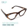 2SeeLife Premium Cat Eye TR-90 Reading Glasses for Women  NarrowMedium Fit, Sturdy Frame, Spring Hinges, Stylish Readers, Brown Tortoise, +0.75 view 2