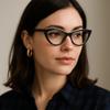 2SeeLife Premium Cat Eye TR-90 Reading Glasses for Women  NarrowMedium Fit, Sturdy Frame, Spring Hinges, Stylish Readers, Black, +0.50 view 3
