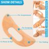 Body Gua Sha Tool Wooden Lymphatic Drainage Massager Gua Sha Massage Tool Muscle Scraping Massage Tool Wood Gua Sha Board with Hand Grip SPA Tool Body Sculpting Anti Cellulite Tool for Man and Women view 2
