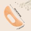 Body Gua Sha Tool Wooden Lymphatic Drainage Massager Gua Sha Massage Tool Muscle Scraping Massage Tool Wood Gua Sha Board with Hand Grip SPA Tool Body Sculpting Anti Cellulite Tool for Man and Women view 3