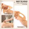 Body Gua Sha Tool Wooden Lymphatic Drainage Massager Gua Sha Massage Tool Muscle Scraping Massage Tool Wood Gua Sha Board with Hand Grip SPA Tool Body Sculpting Anti Cellulite Tool for Man and Women view 4