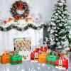 Abbylike 40 Pack Large Christmas Gift Bags Bulk13 x 10 x 7 Inch with Handle Xmas Non Woven Reusable Tote Shopping Bags for Xmas Holiday Party Treat Gifts Wrapping Supplies view 3
