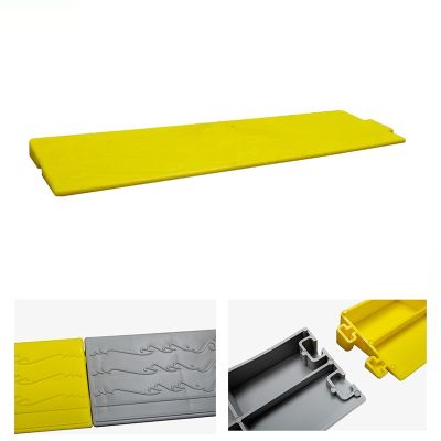 Threshold Ramps for Doorways, Wheelchair Ramps for Home, Portable Ramps for Steps, for Doorways, Bathroom, Wheelchair, Scooters, Stroller (Color : Yellow, Size : 30 * 7 * 1.5cm)