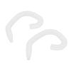 5 Pairs Mask Ear Protector, Soft Silicone Face Cover Ear Hook for Kids Adults, Reusable Ear Protector Hook, Reduces Ear Pain When Wearing Face Cover (Transparent White) view 3