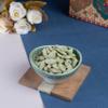 Ghasitaram Gifts Jaiccha Rakhi Gifts for Brothers - Jute Metal Rectangle Basket with Kaju Katli and Milk Cake with 5 Rakhis view 4