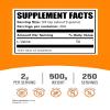 BulkSupplements.com L-Valine Powder - Valine Amino Acids Supplement, BCAA Energy Powder - Unflavored & Gluten Free, 2g per Serving, 500g (1.1 lbs) (Pack of 1) view 2