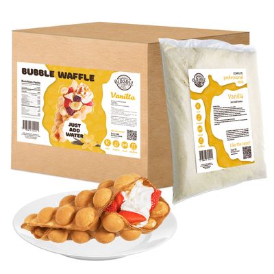 ALDKitchen Bubble Waffle Mix | Soy free | Nut free | Dough Mix for Egg Waffles (Vanilla, 30 LB)