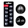 2 Pack / 20pcs Hearing Aid Domes for Oticon, 8mm Replacement Domes for Oticon Universal Silicone Hearing Aid Domes Suitable for Oticon MiniFit Hearing Aid Supplies (Black) view 3