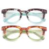 ESAVIA Trendy Premium Reading Glasses for Women Oprah Style Computer Readers Anti Blue Light with TR90 Unbreakable Frame (Blue Green, 2.5, diopters) view 1