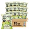 CauliPuffs - Corn, Rice, and Cauliflower Gluten Free Puffed Snack (15 x 0.75oz Bags, Vegan Salt & Pepper) view 1
