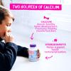 Jack N' Jill Tooth Sparkles - Tooth Cleaning Calcium Chews, Supports Teeth & Bone Development, Natural Flavors, with Xylitol, Vitamin D & Calcium, Sugar-Free - Natural Strawberry, 60 Tablets view 4